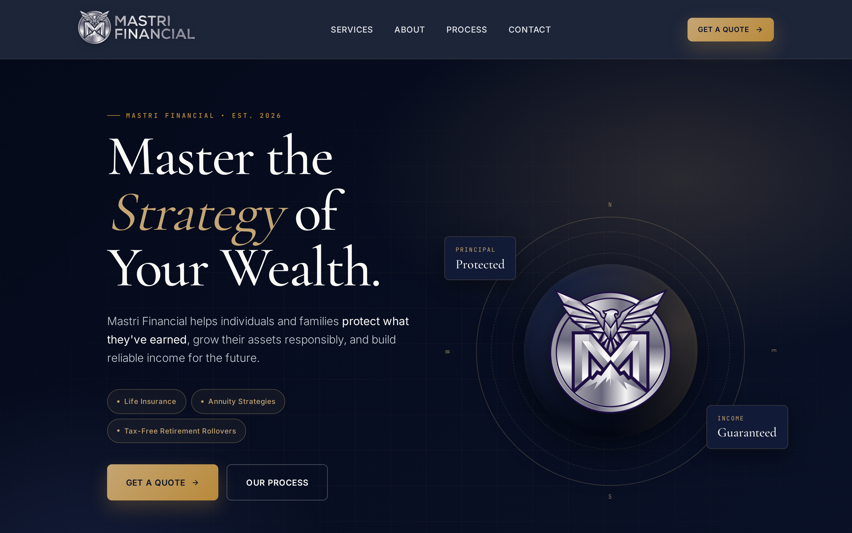 Mastri Financial — homepage